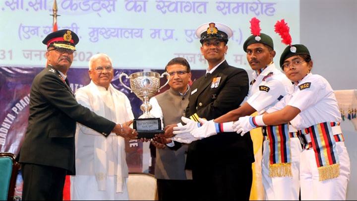 एन.सी.सी. कैडेट्स संस्कारों के ब्रांड एम्बेसेडर: राज्यपाल श्री पटेल